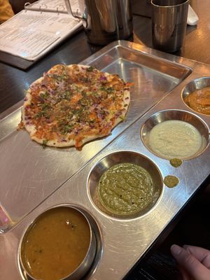 Mix veg Utthappam  at Crispy Dosa in Reading