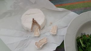 The vegan "Cajmembert" from Edokken  at Edokken Food in La Marsa