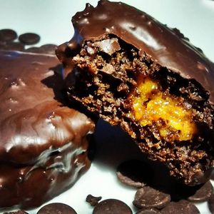 vegan brazilian ginger bread( pao de mel) at Restaurante Babilonia in Paraty