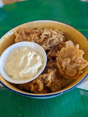 Crispy Eggplant at Shlomo in Grand Baie