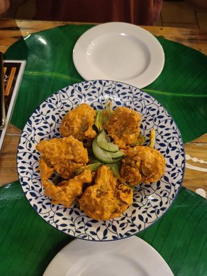 Buffalo cauliflower - try them!! at Shlomo in Grand Baie