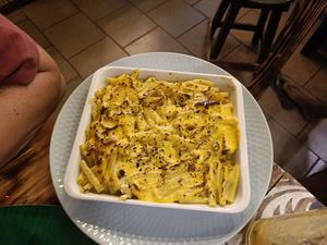 Mac'n'cheese at Shlomo in Grand Baie