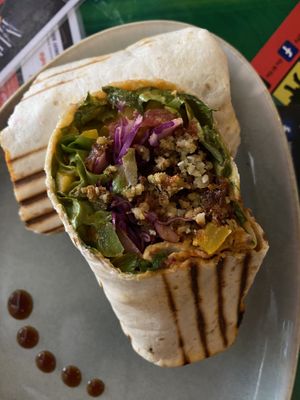 Falafel burrito   at Shlomo in Grand Baie