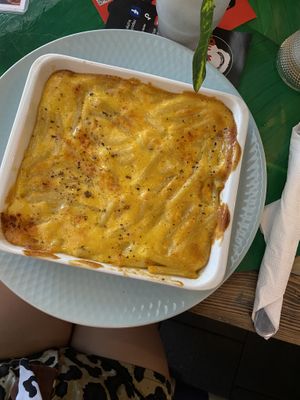 Mac n cheese   at Shlomo in Grand Baie