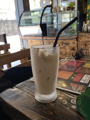 Ice coffee  at Shlomo in Grand Baie