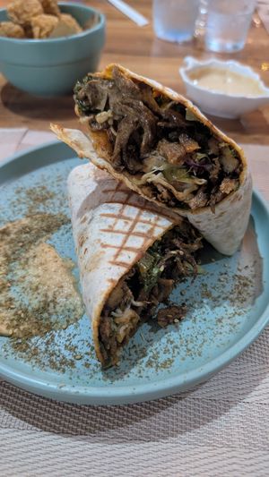 Shawarma at Shlomo in Grand Baie