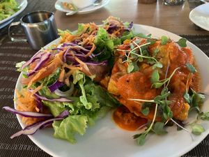 Lasagne at Vanilla Village in Black River