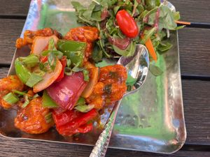 Gobi Manchurian at Namaste in Los Gatos