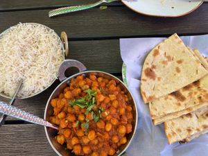 Chole & Roti at Namaste in Los Gatos