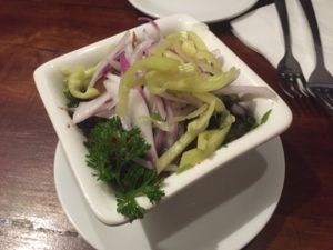 vegan Chilean ceviche at El Huerto in Santiago