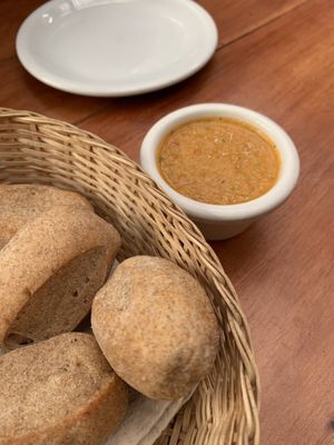 Tomato based sauce  at El Huerto in Santiago