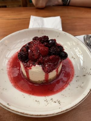 Vegan Cheese cake  at El Huerto in Santiago