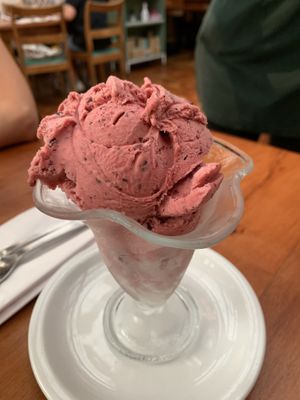 Frutos secos sorbete   at El Huerto in Santiago