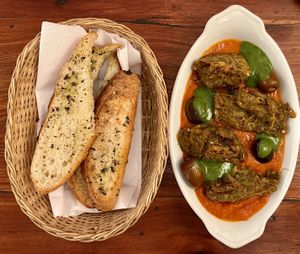 Albóndigas de berenjena #Veganuary at El Huerto in Santiago