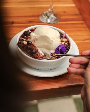 Crumble! at El Huerto in Santiago