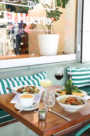 Lunch at El Huerto at El Huerto in Santiago