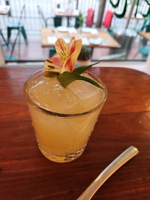 Mocktail at El Huerto in Santiago