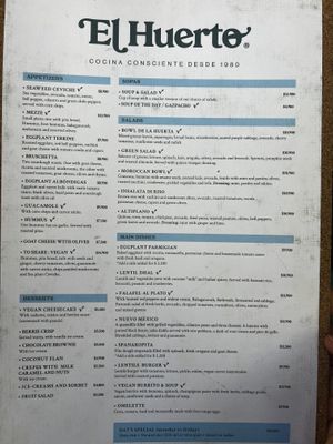   at El Huerto in Santiago