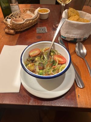 Cheviche de algas  at El Huerto in Santiago