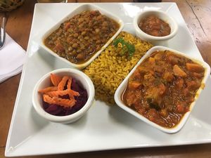 Indian sampler at El Huerto in Santiago