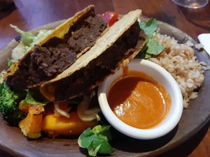 Vegan Tacos at El Huerto in Santiago