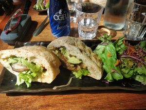 The vegan pita at Utopia in Bordeaux