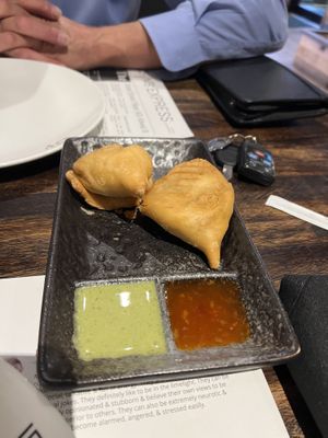Samosa  at Inchin's Bamboo Garden in Williamsville