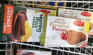 Vegan frozen foods at Trader Joe's - Murray Hill in New York City