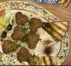 falafel plate   at Heart of Jerusalem in Colorado Springs