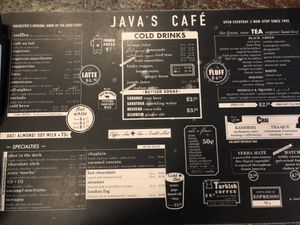Lots of choices   at Java's Cafe in Rochester