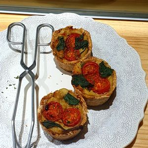 mini quiche at Grovy in Seoul