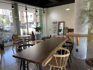 Indoor seatings   at Grovy in Seoul