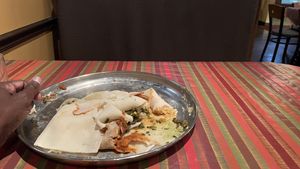 The leftovers, trying to take the last bites  at The Blue Nile in Ann Arbor