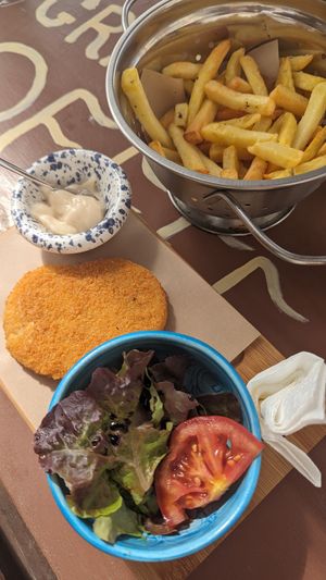 Fish & Chips at Coffee Circus Joy in Marsalforn