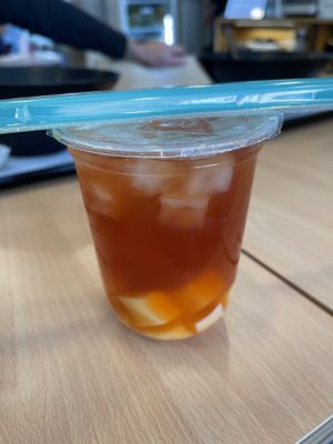 Bubbletea with vegan topping  at China-Restaurant Jin's Haus 麻辣隔壁 in Darmstadt