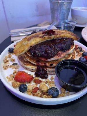 Pancakes without the cream   at Brunchit in Malaga
