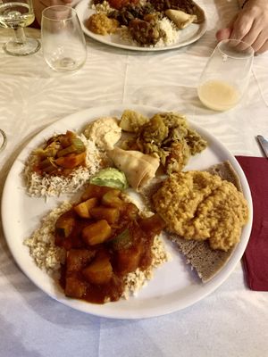 Vegetarian maadi at Adal in Bologna