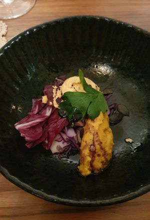 Pumpkin hummus at Formidable Pelikan in St Gallen