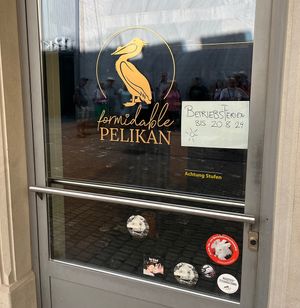 Betriebsferien  at Formidable Pelikan in St Gallen