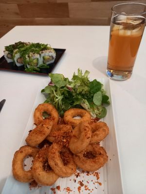 Salt and pepper 'squid' at Mr Miyagi in Sheffield