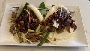 Mock Cripsy 'Duck' Bao  at Mr Miyagi in Sheffield