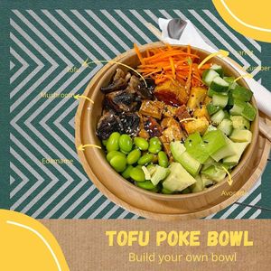 Tofu poke  at At Twentytwo in Phuket
