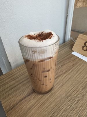 oat milk thai tea  at At Twentytwo in Phuket