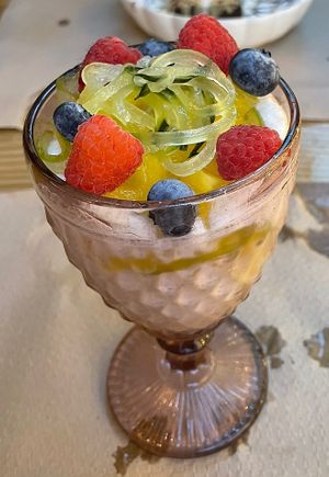Copa de fruta   at A la Fresca in Denia