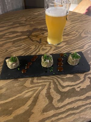 Dumplings at Wolf Sharing Food Market in Brussels