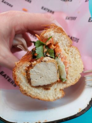 Bah Mi Tofu at Wolf Sharing Food Market in Brussels