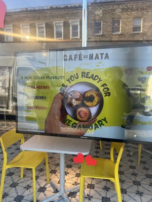 New flavors !!  at Cafe De Nata in North West London