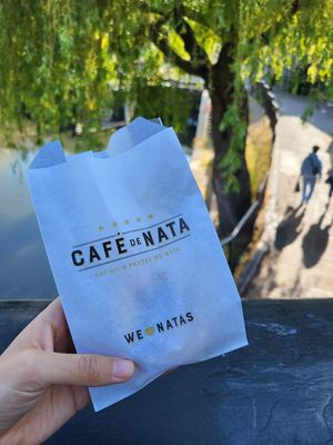 Vegan nata at Cafe De Nata in North West London