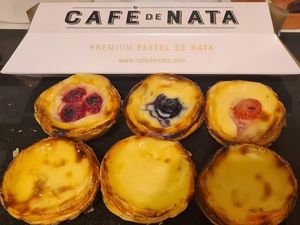 Vegan pastel de nata at Cafe De Nata in North West London