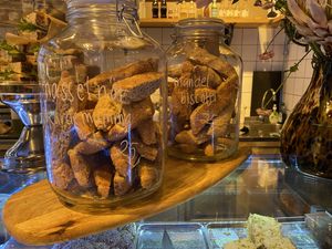 Vegan hazelnut & almond biscotti   at Qoffee in Malmo